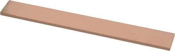 Made in USA - 400 Grit Aluminum Oxide Rectangular Polishing Stone - Super Fine Grade, 3/4" Wide x 6" Long x 1/8" Thick - Americas Industrial Supply