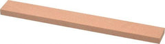 Made in USA - 180 Grit Aluminum Oxide Rectangular Polishing Stone - Very Fine Grade, 3/4" Wide x 6" Long x 1/4" Thick - Americas Industrial Supply