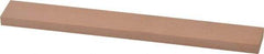 Made in USA - 320 Grit Aluminum Oxide Rectangular Polishing Stone - Extra Fine Grade, 3/4" Wide x 6" Long x 1/4" Thick - Americas Industrial Supply