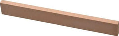 Made in USA - 400 Grit Aluminum Oxide Rectangular Polishing Stone - Super Fine Grade, 3/4" Wide x 6" Long x 1/4" Thick - Americas Industrial Supply