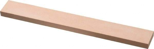 Made in USA - 600 Grit Aluminum Oxide Rectangular Polishing Stone - Super Fine Grade, 3/4" Wide x 6" Long x 1/4" Thick - Americas Industrial Supply