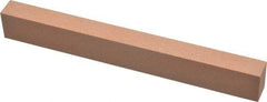 Made in USA - 220 Grit Aluminum Oxide Rectangular Polishing Stone - Very Fine Grade, 3/4" Wide x 6" Long x 1/2" Thick - Americas Industrial Supply