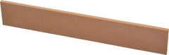 Made in USA - 320 Grit Aluminum Oxide Rectangular Polishing Stone - Extra Fine Grade, 1" Wide x 6" Long x 1/8" Thick - Americas Industrial Supply