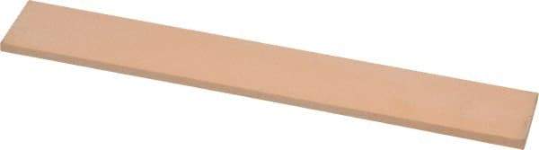 Made in USA - 600 Grit Aluminum Oxide Rectangular Polishing Stone - Super Fine Grade, 1" Wide x 6" Long x 1/8" Thick - Americas Industrial Supply