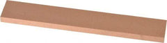 Made in USA - 220 Grit Aluminum Oxide Rectangular Polishing Stone - Very Fine Grade, 1" Wide x 6" Long x 1/4" Thick - Americas Industrial Supply