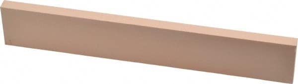 Made in USA - 600 Grit Aluminum Oxide Rectangular Polishing Stone - Super Fine Grade, 1" Wide x 6" Long x 1/4" Thick - Americas Industrial Supply