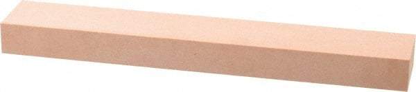 Made in USA - 320 Grit Aluminum Oxide Rectangular Polishing Stone - Extra Fine Grade, 1" Wide x 6" Long x 1/2" Thick - Americas Industrial Supply