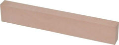 Made in USA - 600 Grit Aluminum Oxide Rectangular Polishing Stone - Super Fine Grade, 1" Wide x 6" Long x 1/2" Thick - Americas Industrial Supply