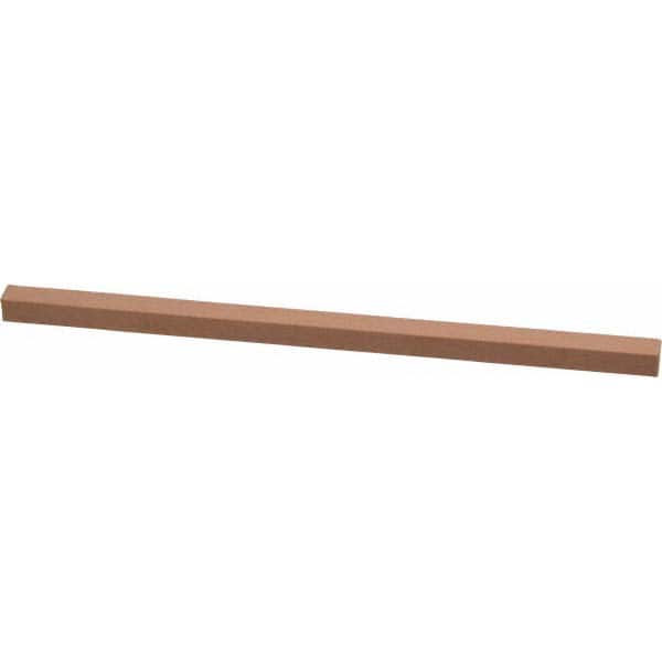 220 Grit Aluminum Oxide Square Polishing Stone Very Fine Grade, 1/4″ Wide x 6″ Long x 1/4″ Thick