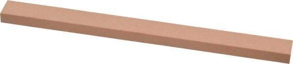 Made in USA - 220 Grit Aluminum Oxide Rectangular Polishing Stone - Very Fine Grade, 1/2" Wide x 6" Long x 1/4" Thick - Americas Industrial Supply