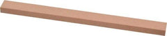 Made in USA - 220 Grit Aluminum Oxide Rectangular Polishing Stone - Very Fine Grade, 1/2" Wide x 6" Long x 1/4" Thick - Americas Industrial Supply