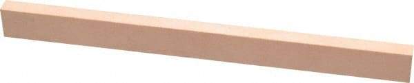 Made in USA - 400 Grit Aluminum Oxide Rectangular Polishing Stone - Super Fine Grade, 1/2" Wide x 6" Long x 1/4" Thick - Americas Industrial Supply