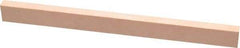 Made in USA - 400 Grit Aluminum Oxide Rectangular Polishing Stone - Super Fine Grade, 1/2" Wide x 6" Long x 1/4" Thick - Americas Industrial Supply