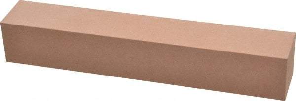 Made in USA - 220 Grit Aluminum Oxide Square Polishing Stone - Very Fine Grade, 1" Wide x 6" Long x 1" Thick - Americas Industrial Supply