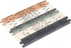 Value Collection - 20 Piece Aluminum Oxide & Silicon Carbide Polishing Stone Kit - Very Fine, Extra Fine & Super Fine - Americas Industrial Supply