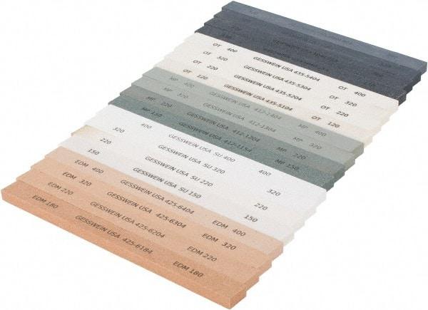 Value Collection - 20 Piece Aluminum Oxide & Silicon Carbide Polishing Stone Kit - Very Fine, Extra Fine & Super Fine - Americas Industrial Supply