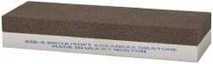 Norton - 6" Long x 2" Wide x 1" Thick, Aluminum Oxide Sharpening Stone - Rectangle, Coarse, Extra Fine Grade - Americas Industrial Supply