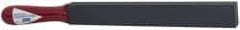 Norton - 14-3/4" Long x 1" Wide x 3/4" Thick, Silicon Carbide Sharpening Stone - Taper, Medium Grade - Americas Industrial Supply