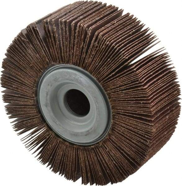 Norton - 6" Diam, 60 Grit Aluminum Oxide Unmounted Flap Wheel - 1" Hole, 2" Wide, Coated, Medium Grade, 6,200 Max RPM , Cloth Backing - Americas Industrial Supply