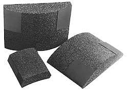 Norton - 11-1/4" Wide x 8" High x 3" Thick Grinding Segment - Ceramic, 30 Grit, Hardness G, Blue Print No. ME100703B - Americas Industrial Supply