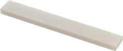 Made in USA - 3" Long x 3/8" Wide x 1/8" Thick, Novaculite Sharpening Stone - Bevel, Ultra Fine Grade - Americas Industrial Supply