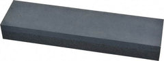 Made in USA - 8" Long x 2" Wide x 1" Thick, Silicon Carbide Sharpening Stone - Rectangle, Coarse, Fine Grade - Americas Industrial Supply