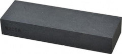 Made in USA - 6" Long x 2" Wide x 5/8" Thick, Silicon Carbide Sharpening Stone - Rectangle, Medium Grade - Americas Industrial Supply