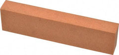 Made in USA - 4" Long x 1" Wide x 1/2" Thick, Aluminum Oxide Sharpening Stone - Rectangle, Fine Grade - Americas Industrial Supply