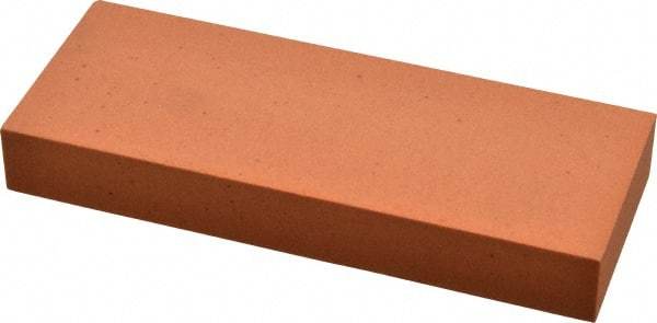 Made in USA - 5" Long x 2" Wide x 5/8" Thick, Aluminum Oxide Sharpening Stone - Rectangle, Fine Grade - Americas Industrial Supply