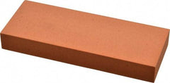 Made in USA - 5" Long x 2" Wide x 5/8" Thick, Aluminum Oxide Sharpening Stone - Rectangle, Fine Grade - Americas Industrial Supply
