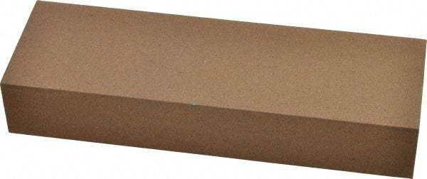 Made in USA - 6" Long x 2" Wide x 1" Thick, Aluminum Oxide Sharpening Stone - Rectangle, Medium Grade - Americas Industrial Supply