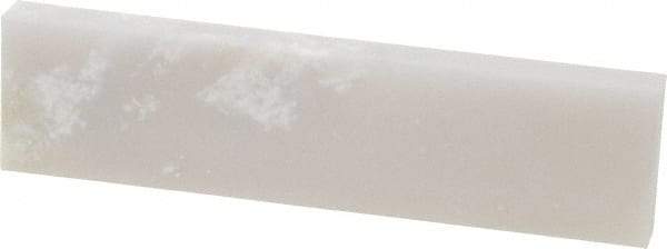 Made in USA - 4" Long x 1" Wide x 3/8" Thick, Novaculite Sharpening Stone - Flat, Extra Fine Grade - Americas Industrial Supply