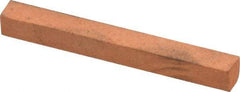 Made in USA - 4" Long x 1/4" Wide x 1/4" Thick, Aluminum Oxide Sharpening Stone - Square, Fine Grade - Americas Industrial Supply