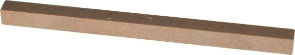 Made in USA - 4" Long x 1/4" Wide x 1/4" Thick, Aluminum Oxide Sharpening Stone - Square, Medium Grade - Americas Industrial Supply