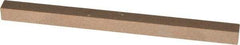 Made in USA - 4" Long x 1/4" Wide x 1/4" Thick, Aluminum Oxide Sharpening Stone - Square, Medium Grade - Americas Industrial Supply