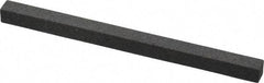 Made in USA - 4" Long x 1/4" Wide x 1/4" Thick, Aluminum Oxide Sharpening Stone - Square, Coarse Grade - Americas Industrial Supply