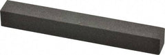 Made in USA - 4" Long x 1/2" Wide x 1/2" Thick, Aluminum Oxide Sharpening Stone - Square, Coarse Grade - Americas Industrial Supply