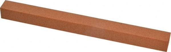Made in USA - 6" Long x 1/2" Wide x 1/2" Thick, Aluminum Oxide Sharpening Stone - Square, Fine Grade - Americas Industrial Supply