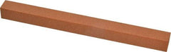 Made in USA - 6" Long x 1/2" Wide x 1/2" Thick, Aluminum Oxide Sharpening Stone - Square, Fine Grade - Americas Industrial Supply