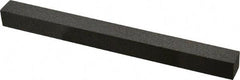 Made in USA - 6" Long x 1/2" Wide x 1/2" Thick, Aluminum Oxide Sharpening Stone - Square, Coarse Grade - Americas Industrial Supply