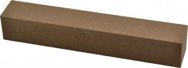 Made in USA - 6" Long x 1" Wide x 1" Thick, Aluminum Oxide Sharpening Stone - Square, Medium Grade - Americas Industrial Supply