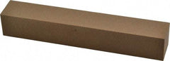Made in USA - 6" Long x 1" Wide x 1" Thick, Aluminum Oxide Sharpening Stone - Square, Medium Grade - Americas Industrial Supply