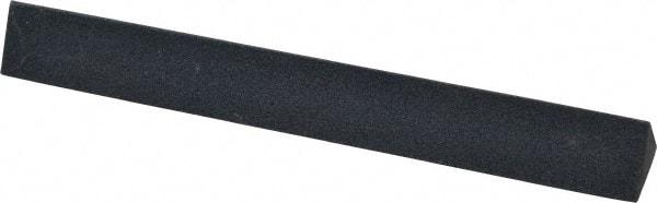 Made in USA - 4" Long x 1/2" Wide x 1/2" Thick, Silicon Carbide Sharpening Stone - Triangle, Fine Grade - Americas Industrial Supply