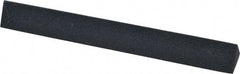 Made in USA - 4" Long x 1/2" Wide x 1/2" Thick, Silicon Carbide Sharpening Stone - Triangle, Fine Grade - Americas Industrial Supply