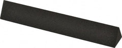 Made in USA - 6" Long x 1" Wide x 1" Thick, Aluminum Oxide Sharpening Stone - Triangle, Coarse Grade - Americas Industrial Supply