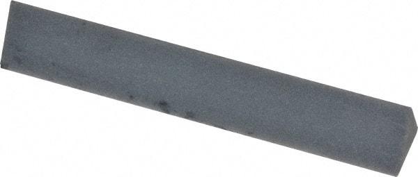 Made in USA - 3" Long x 1/2" Wide x 1/2" Thick, Novaculite Sharpening Stone - Triangle, Ultra Fine Grade - Americas Industrial Supply