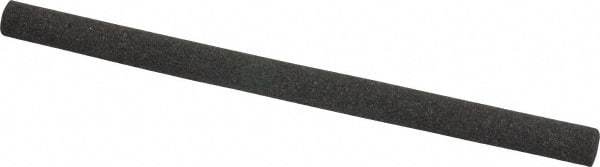 Made in USA - 4" Long x 1/4" Diam x 1/4" Thick, Aluminum Oxide Sharpening Stone - Round, Coarse Grade - Americas Industrial Supply