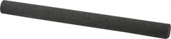 Made in USA - 6" Long x 1/2" Diam x 1/2" Thick, Aluminum Oxide Sharpening Stone - Round, Coarse Grade - Americas Industrial Supply
