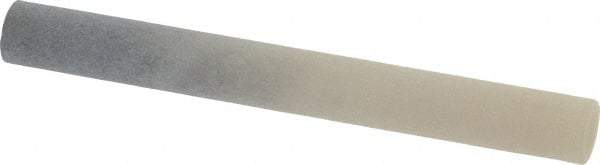 Made in USA - 3" Long x 3/8" Diam x 3/8" Thick, Novaculite Sharpening Stone - Round, Ultra Fine Grade - Americas Industrial Supply