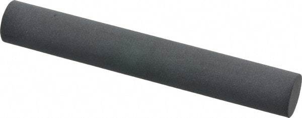 Made in USA - 3" Long x 1/2" Diam x 1/2" Thick, Novaculite Sharpening Stone - Round, Ultra Fine Grade - Americas Industrial Supply